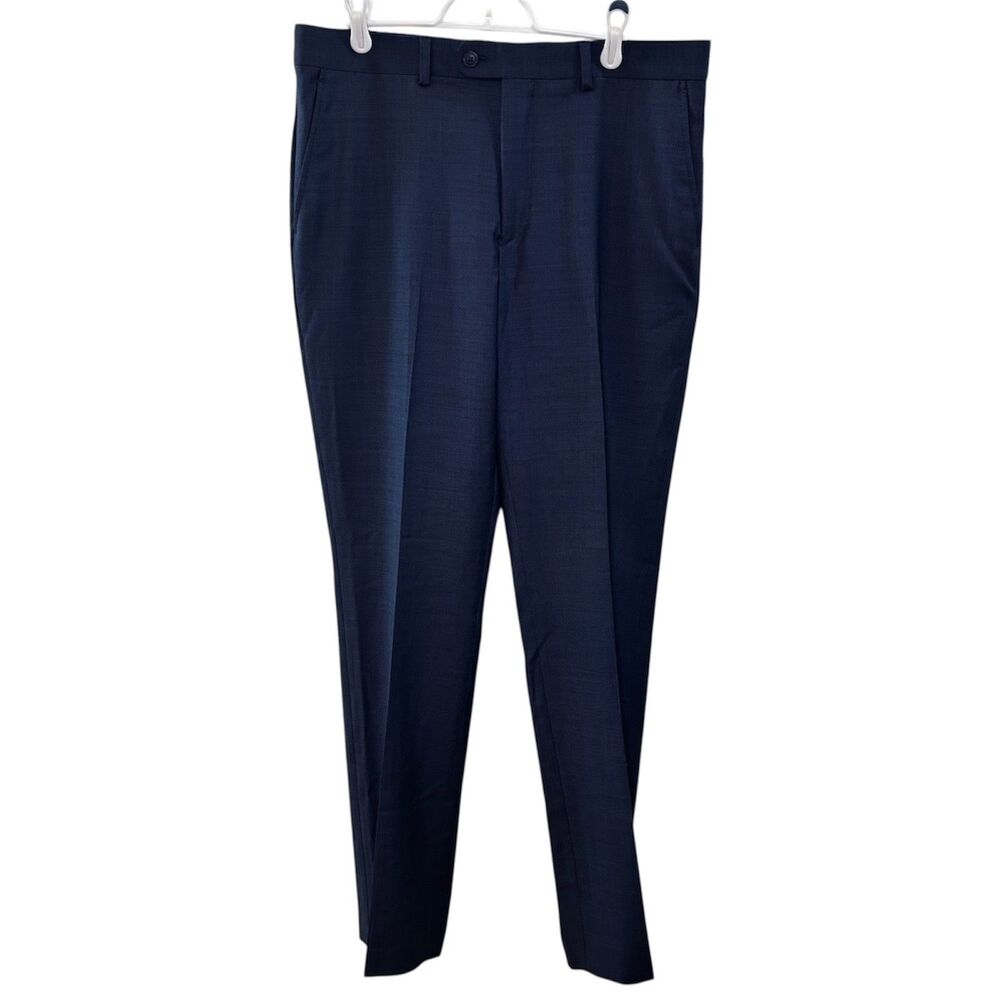 Original Penguin By Munsingwear Flat Front Dress Pant Blue Size 34Wx32L